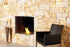 Ecosmart Fire Flex 32DB Double Sided Fireplace Insert - Black Finish / Black Burner - ESF.FX.32DB.B